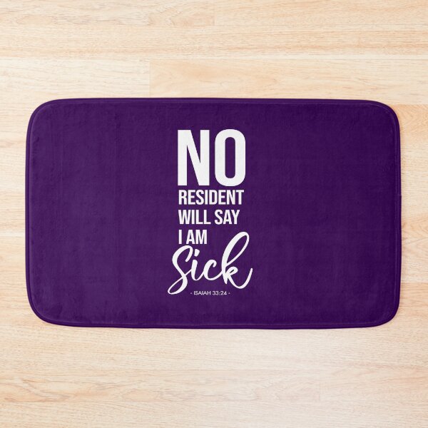 Item preview, No More Sickness Purple Background designed and sold by KA DESIGNS.