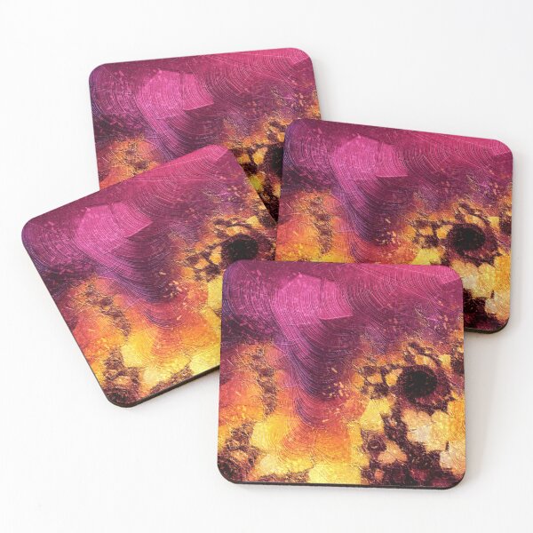 Item preview, Textured Abstract in Purple and Yellow designed and sold by ChangingLight.