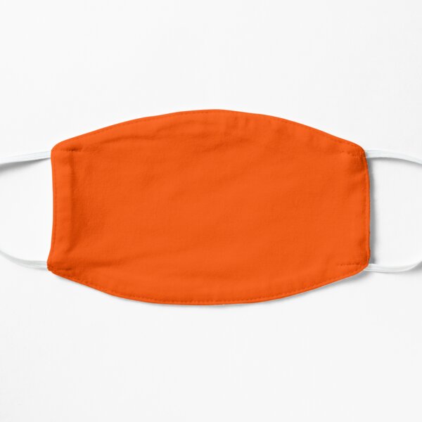 SOLID PLAIN INTERNATIONAL ORANGE -OVER 100 SHADES OF ORANGE ON OZCUSHIONS Mask