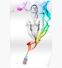 Genie Day - gay art male art Poster