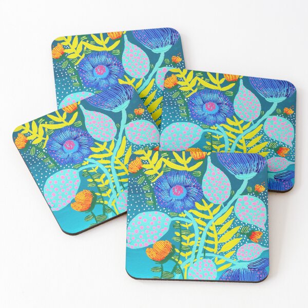 Item preview, Blue Flowers designed and sold by Katie Kaapcke.