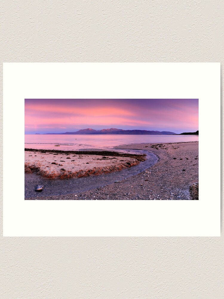 Thumbnail 1 of 3, Art Print, Arran from Scalpsie Bay, Bute designed and sold by sjbowen.