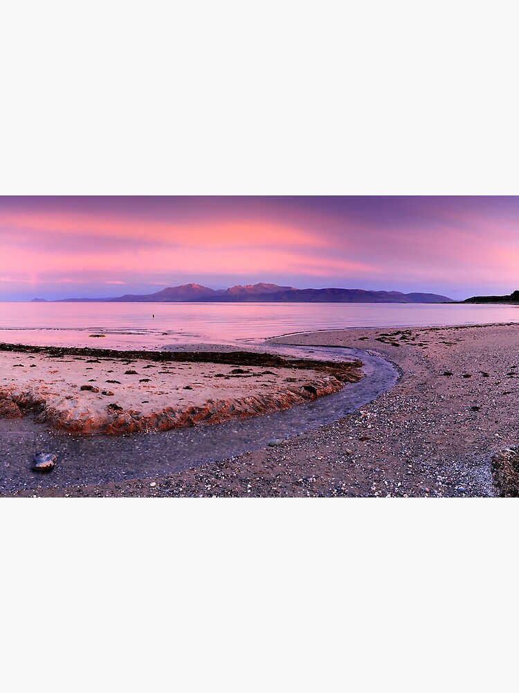 Thumbnail 3 of 3, Art Print, Arran from Scalpsie Bay, Bute designed and sold by sjbowen.