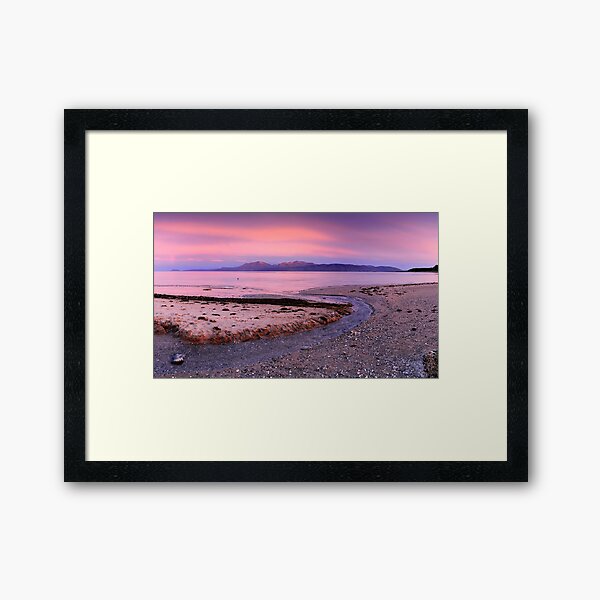 Arran from Scalpsie Bay, Bute Framed Art Print