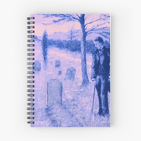 Item preview, Mourning - Cemetery circa 1900 blue designed and sold by lucasgaylon.