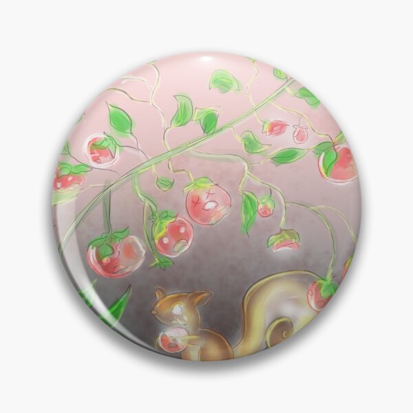 Item preview, Squirrel eating tomatoes  designed and sold by Stephy Art Store.