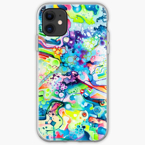 Parts of Reality Were Missing, But Which Parts? - Watercolor Painting iPhone Soft Case