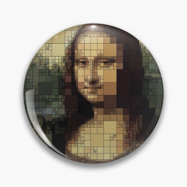 Item preview, Mona Lisa on tiles designed and sold by PopAlien.