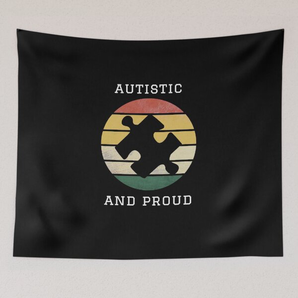Item preview, Autistic and Pride Cute Funny Shirt Autism Adhd Aspergers Down Syndrome Cute Funny Motivational Inspirational Gift Idea designed and sold by EpsilonEridani.