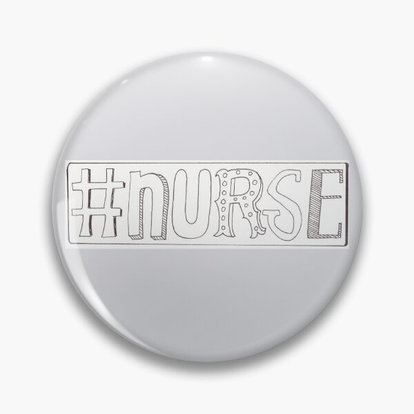 Item preview, #Nurse (Black and White) designed and sold by embellish studios.