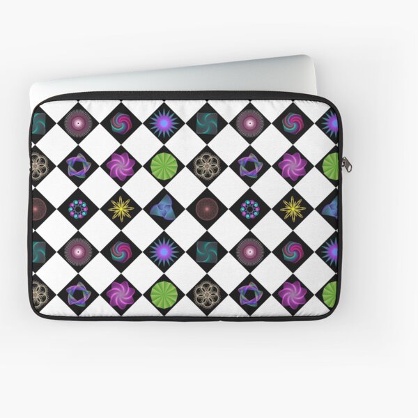 Beautiful colorful geometric rhombus shapes Laptop Sleeve