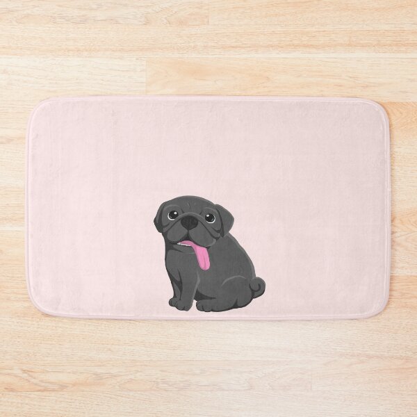 Item preview, Bruce the Black Pug designed and sold by kris10schiller.