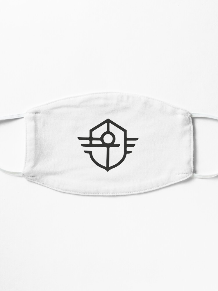 Alternate view of Nine O'clock Logo Covid Mask Mask
