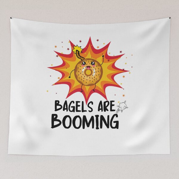 Item preview, Bagels Are Booming designed and sold by mustafatolba16.