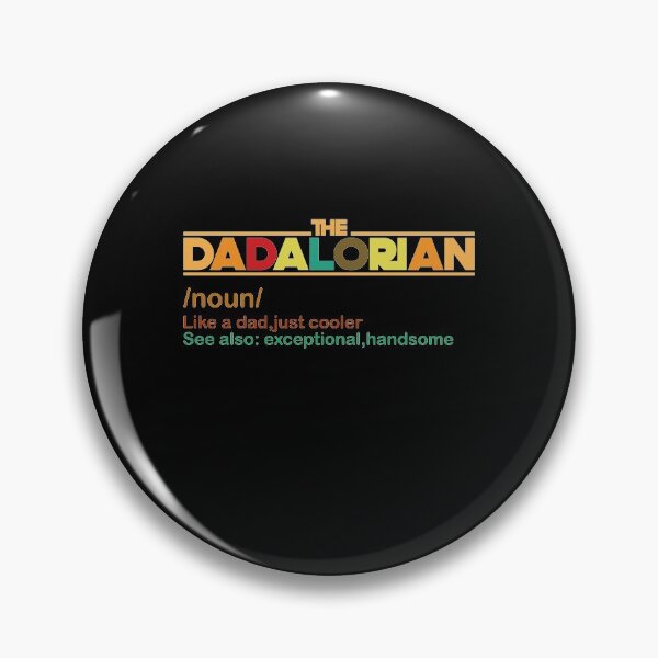 Item preview, The Dadalorian definition Like A Dad Just Way Cooler and exceptional vintage designed and sold by thehafdesigner.