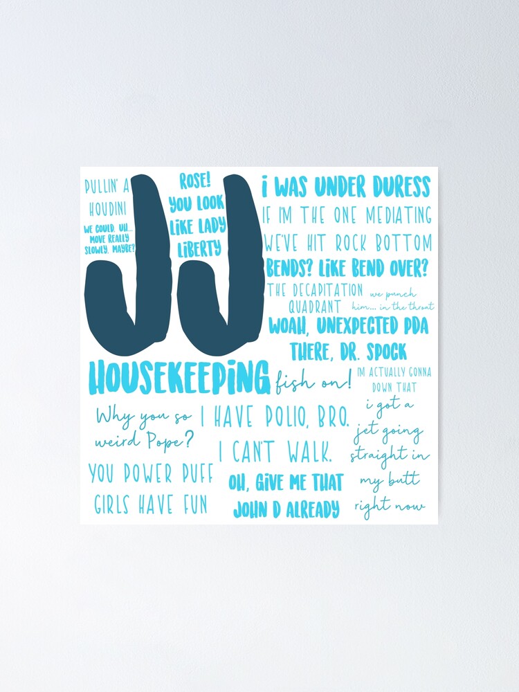 "JJ Outer Banks S1 Quotes" Poster For Sale By Mutualletters | Redbubble