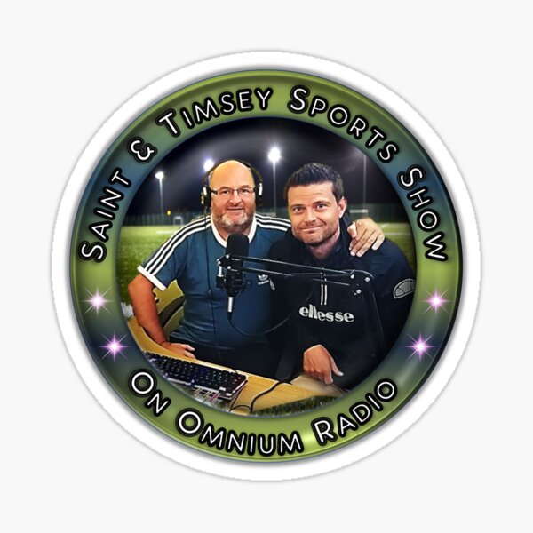 Saint & Timmsy Sports Show Sticker