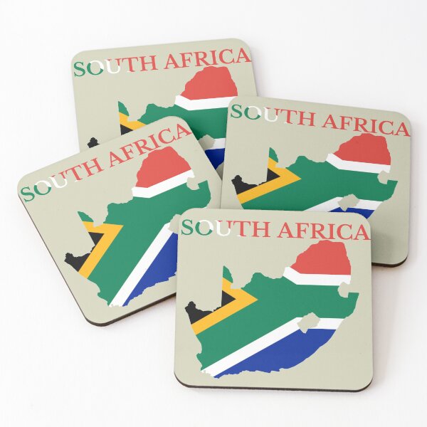 Item preview, South Africa Flag Map designed and sold by marosharaf.