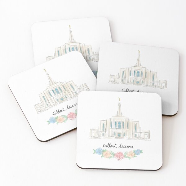 Item preview, Gilbert Arizona Temple Watercolor designed and sold by OddityArts.