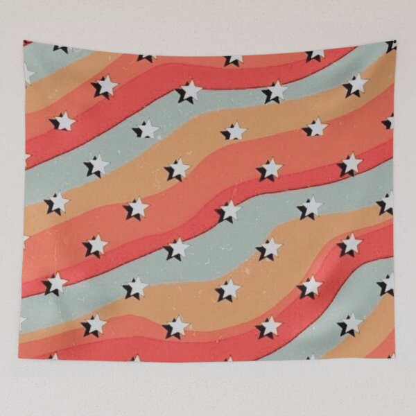 Item preview, Vsco Stars Print Face Mask designed and sold by laurencude.