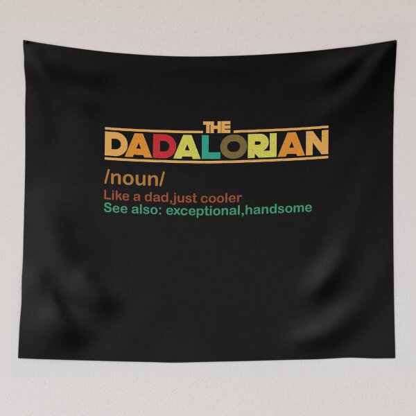Item preview, Distressed The Dadalorian definition Like A Dad Just Way Cooler and exceptional vintage designed and sold by thehafdesigner.
