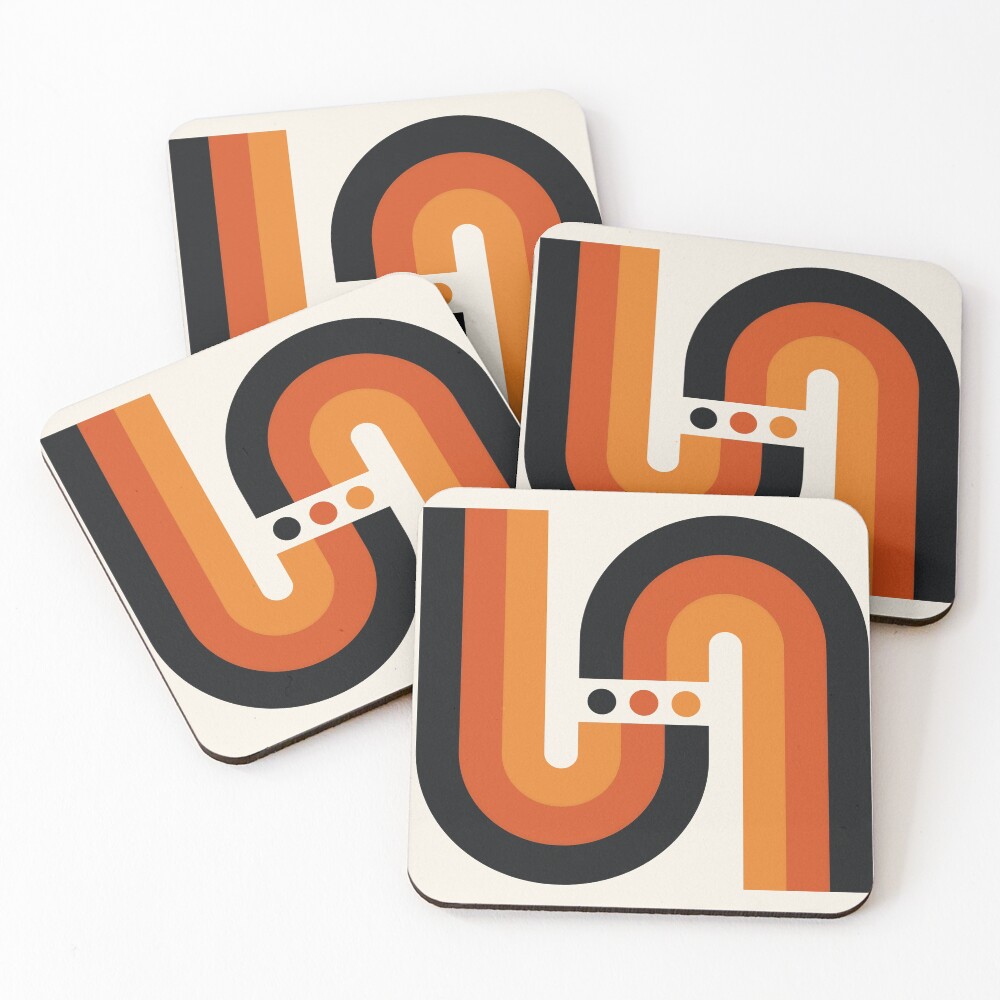 Sunset Rainbow Coasters (Set of 4)