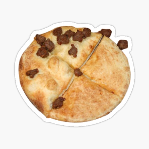 None Pizza with Left Beef Sticker