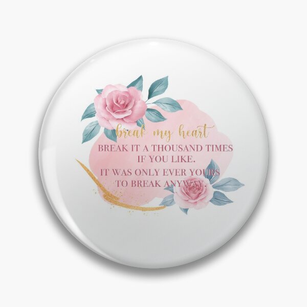 Item preview, break my heart designed and sold by lovely-lyrics.