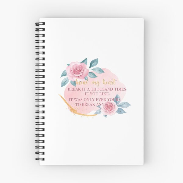 Item preview, break my heart designed and sold by lovely-lyrics.