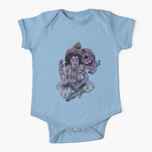 Krishna Short Sleeve Baby One-Piece