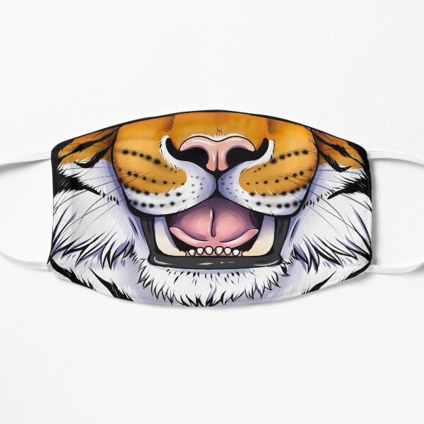 Tiger Grin Flat Mask