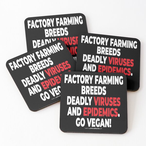 Item preview, vegan to prevent pandemics like coronavirus / covid-19 (102) designed and sold by blindfoldsoff.