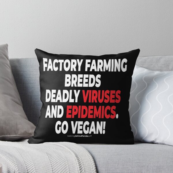 Item preview, vegan to prevent pandemics like coronavirus / covid-19 (102) designed and sold by blindfoldsoff.