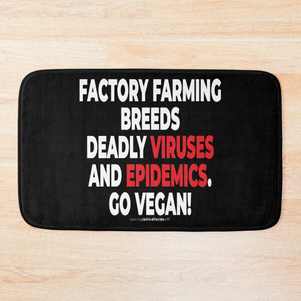 Item preview, vegan to prevent pandemics like coronavirus / covid-19 (102) designed and sold by blindfoldsoff.