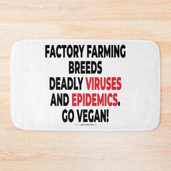 Item preview, vegan to prevent pandemics like coronavirus / covid-19 (102 v2) designed and sold by blindfoldsoff.