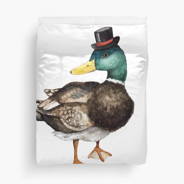 Sir Mallard Duvet Cover