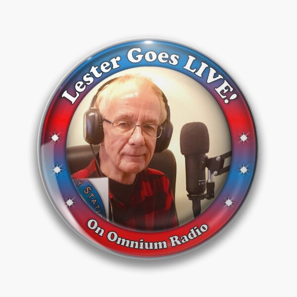 Lester Goes LIVE Pin