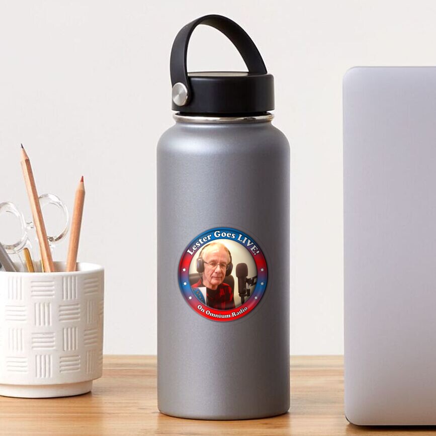 Lester Goes LIVE Sticker