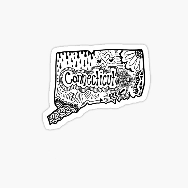 Item preview, Connecticut State Zentangle designed and sold by alexavec.