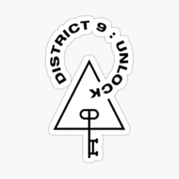 District 9 Unlock Stickers for Sale | Redbubble