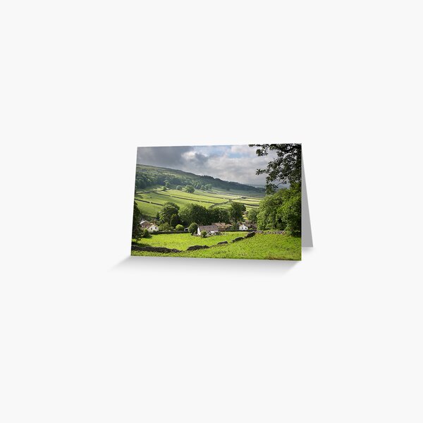 Kettlewell With Wharfdale Beyond Greeting Card
