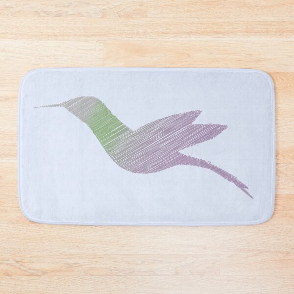 Item preview, Pretty Pastel Hummingbird Sketch designed and sold by Hedgie Designs.