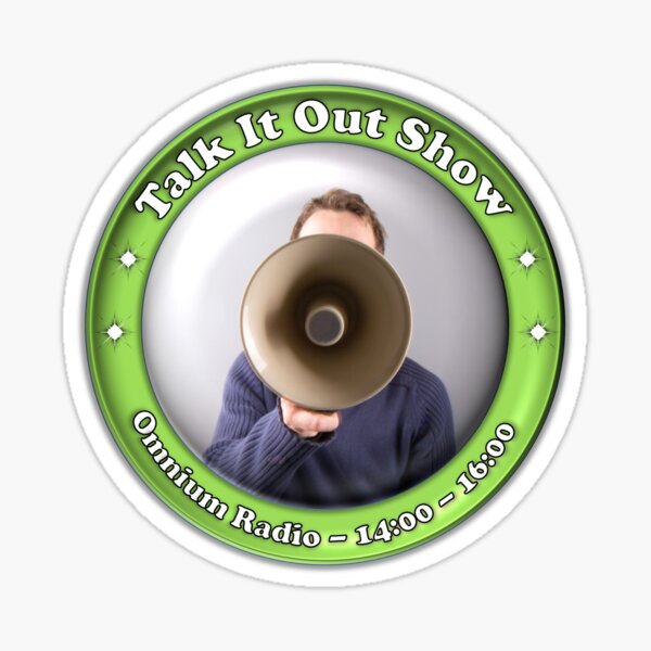 Talk It Out Show Sticker