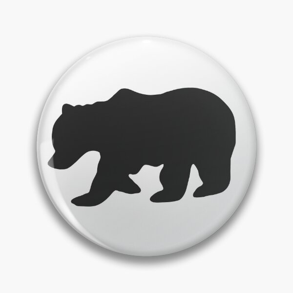 Item preview, Bear Silhouette (Black) designed and sold by jaquemv.