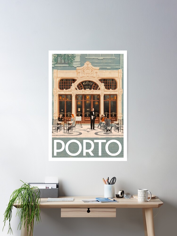 Thumbnail 1 of 3, Poster, Travel Posters - Porto Portugal Majestic Café designed and sold by ruiricardo.