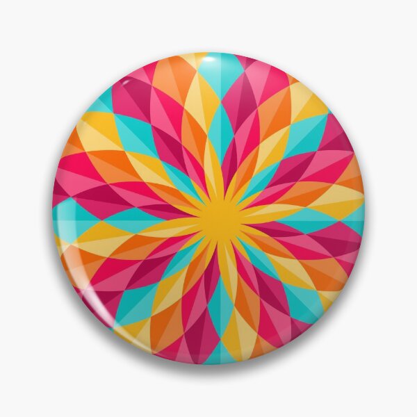 Item preview, Paradise flower, festive geometric pattern  designed and sold by Slanapotam.