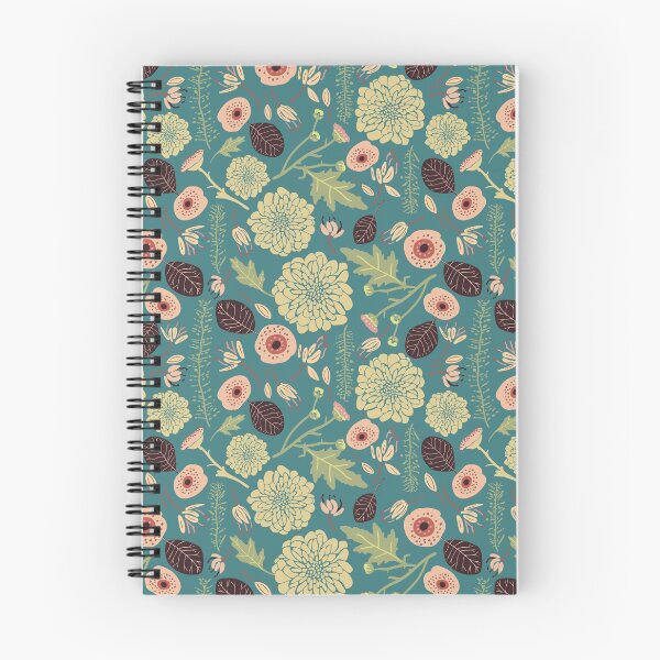 Item preview, Teal Playful Floral Mix designed and sold by StudioPosies.
