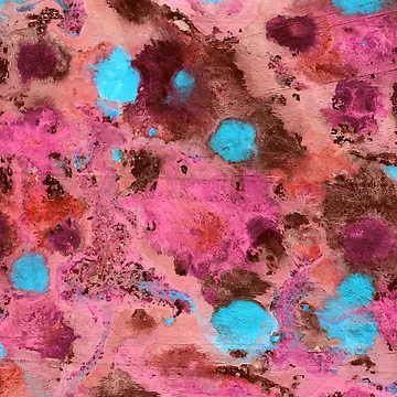 Artwork thumbnail, Blue Spots Abstract Pattern by MyTribePatterns