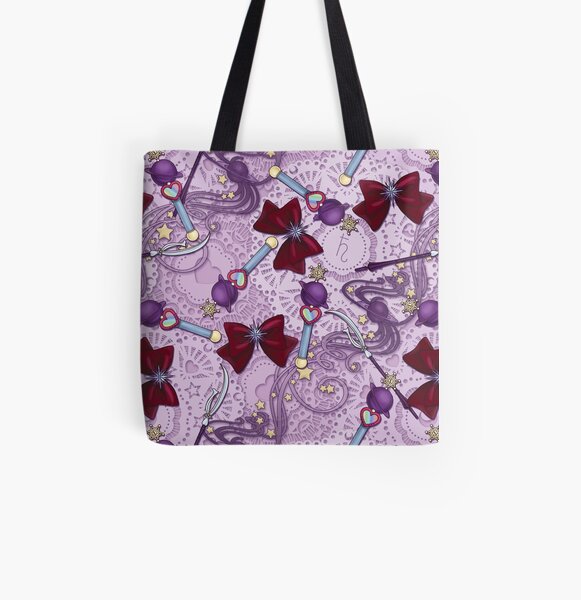 Saturn Planet Power - Scatter Print All Over Print Tote Bag