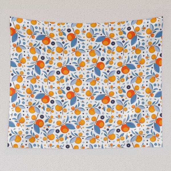 Item preview, Spring Orange Pattern designed and sold by lanolga.